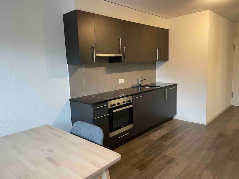 Apartamento Proche Lausanne: Studio Bien Equipe Prilly Exterior foto